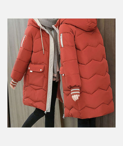 Manteau d'hiver femme élégant et chaud