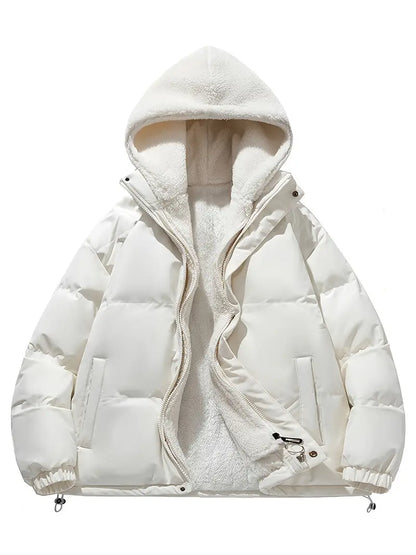 Veste d'hiver élégante Polaire Capuche Chaude