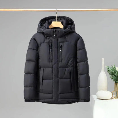 Manteau d'hiver femme à capuche amovible
