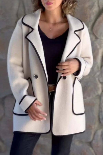 Stylische Herrenjacke Doppelseitig Woll - IdealeKleiden