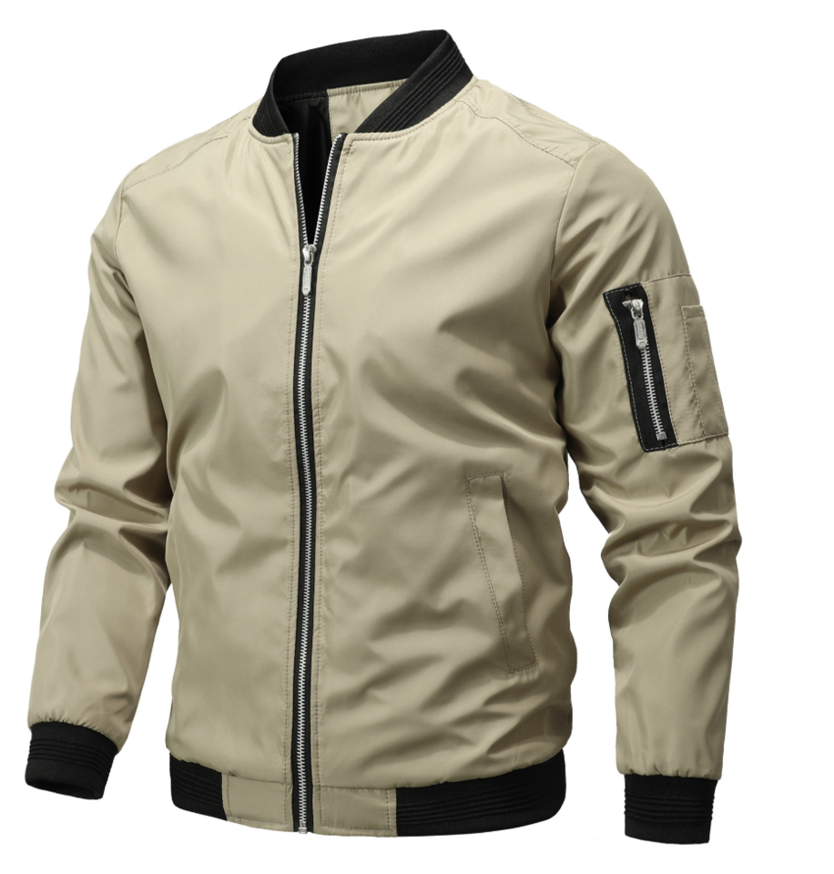 Blouson aviateur léger et sportif pour homme