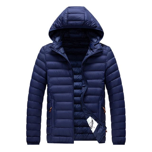 Veste d'hiver homme Légère Rembourrée Isolée