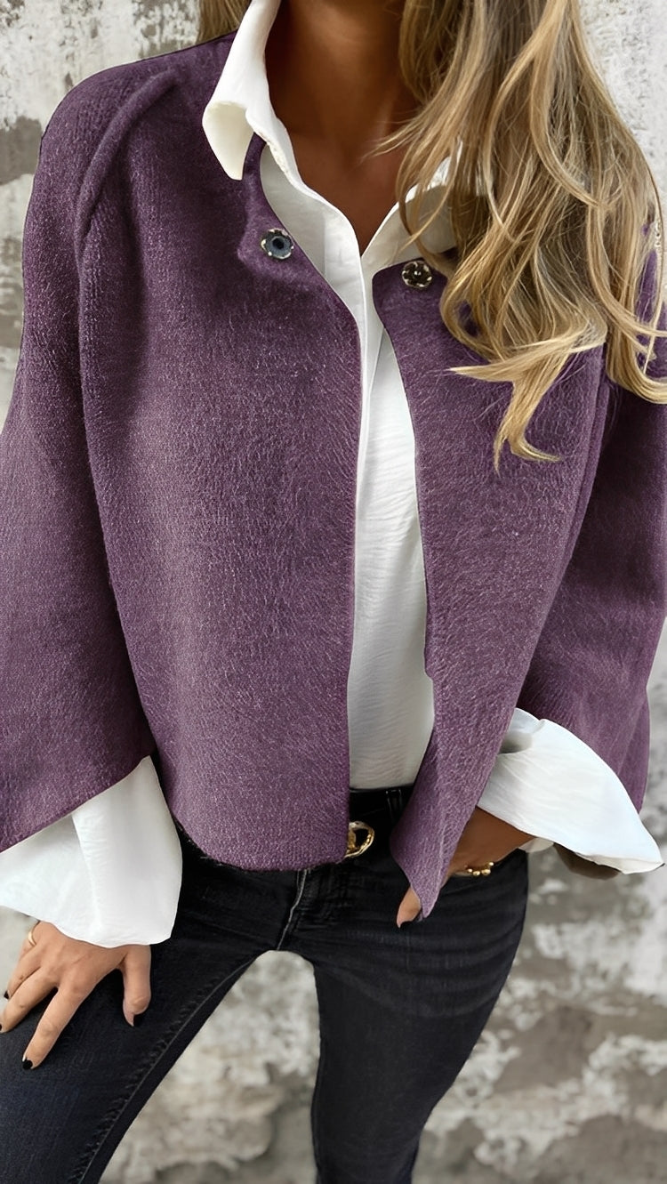 Veste femme en cachemire souple coupe confortable
