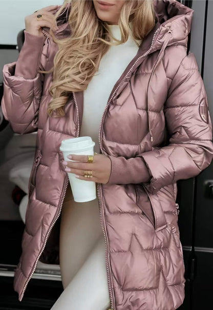 Élégante doudoune femme hiver