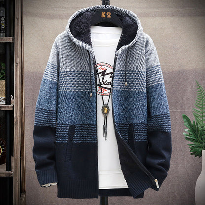 Parka homme à capuche élégant