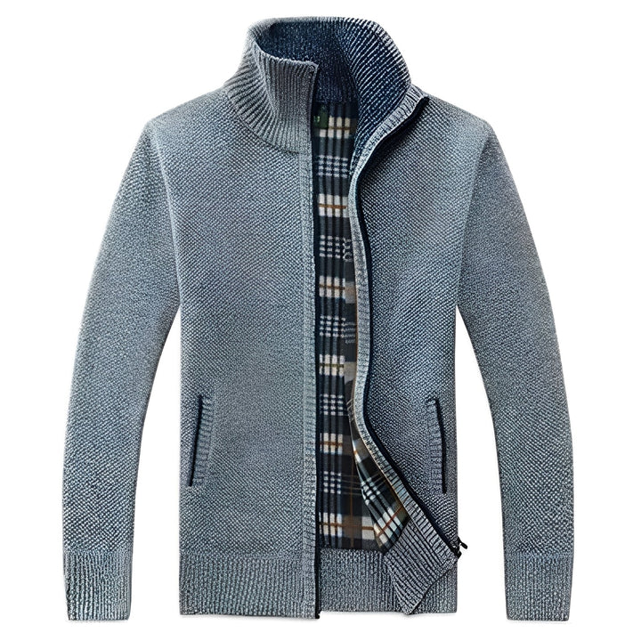 Cardigan élégant en polaire douce pour homme