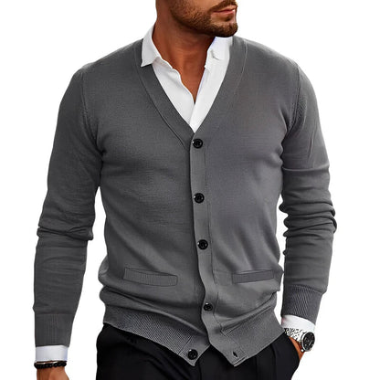 Cardigan Homme Confortable Style Décontracté