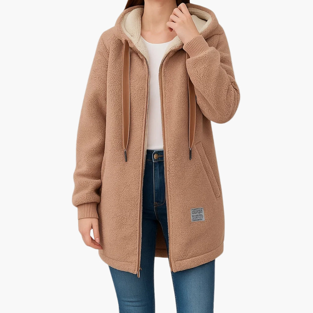 Veste polaire femme capuche sport