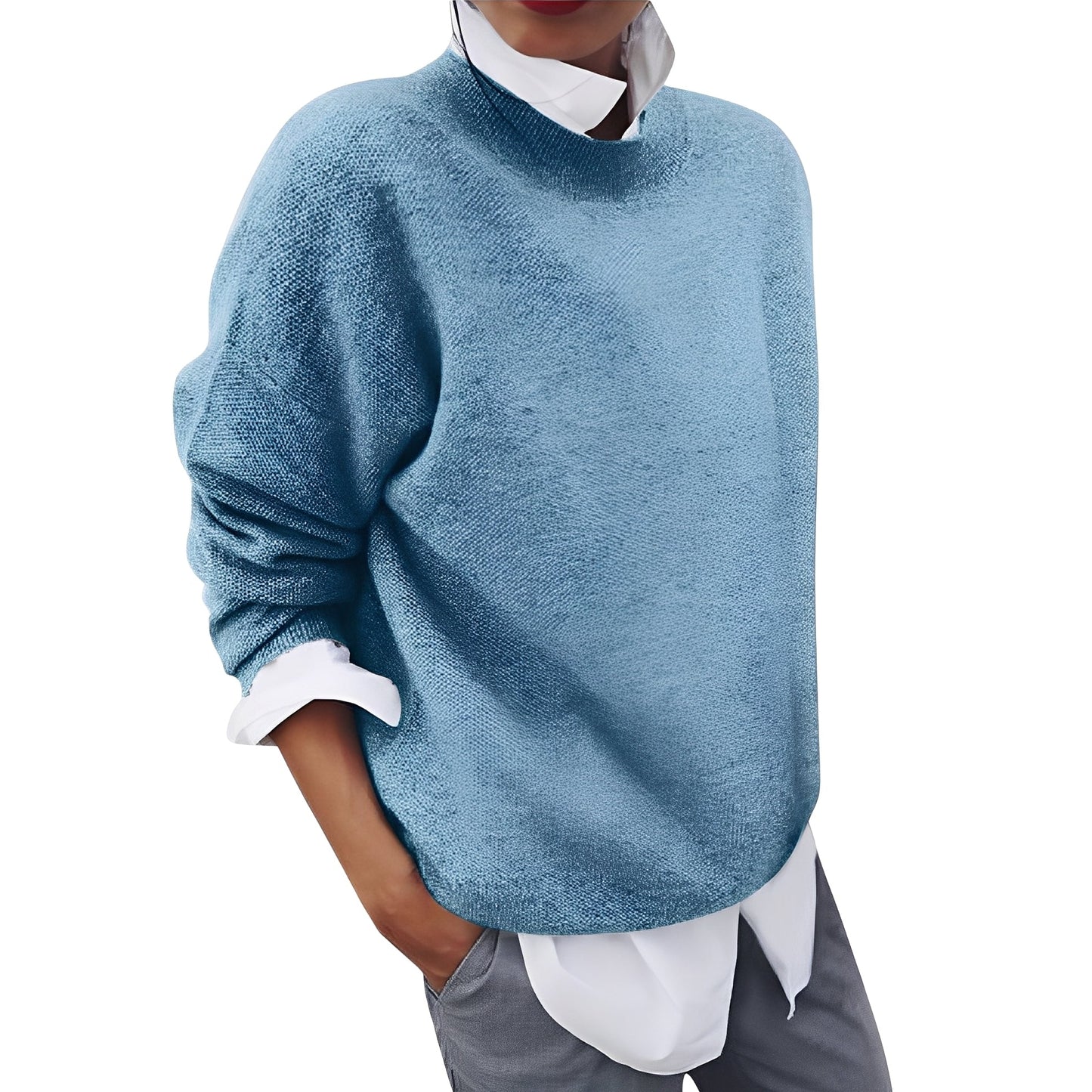 Pull-over confortable pour femme Coupe décontractée