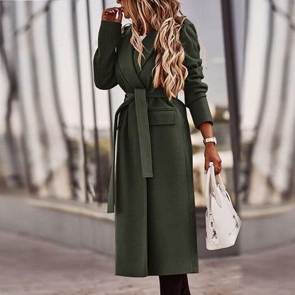 Élégant Trench-coat Femme Long Classique