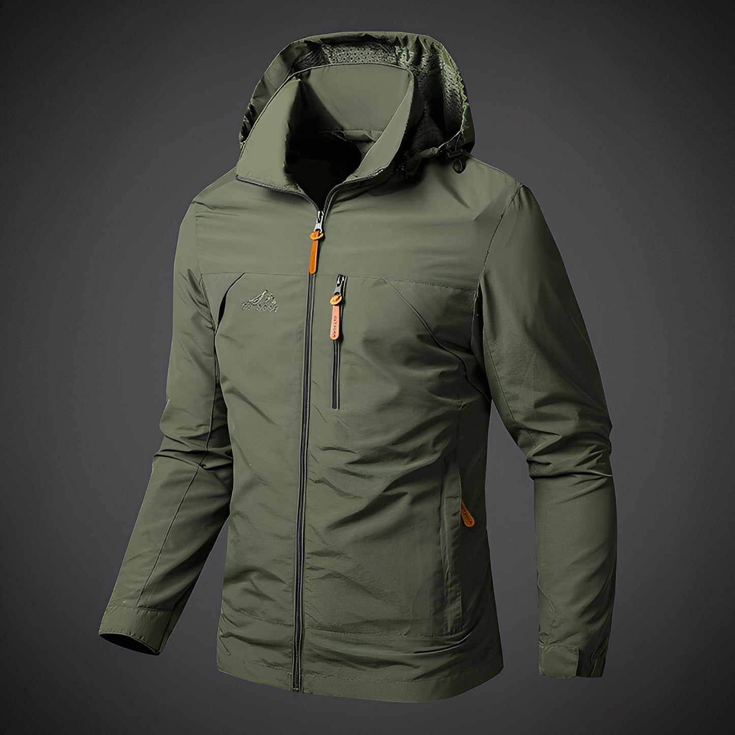 Veste de randonnée pratique pour hommes avec capuche