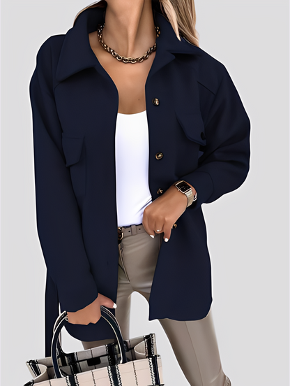 Veste élégante pour femme Col cranté léger