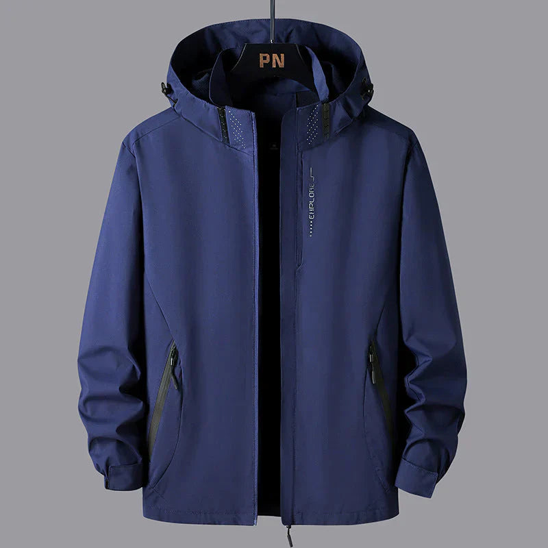 Imperméable unisexe stylé avec capuche