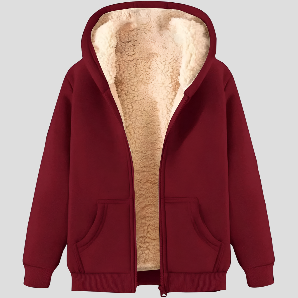 Sweat à capuche polaire chaud pour homme Hiver