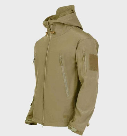 Veste d'hiver imperméable noire pour homme