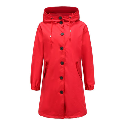 Veste imperméable à capuche pour femme Confortable