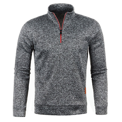 Pull tricoté doux pour femme avec col polo