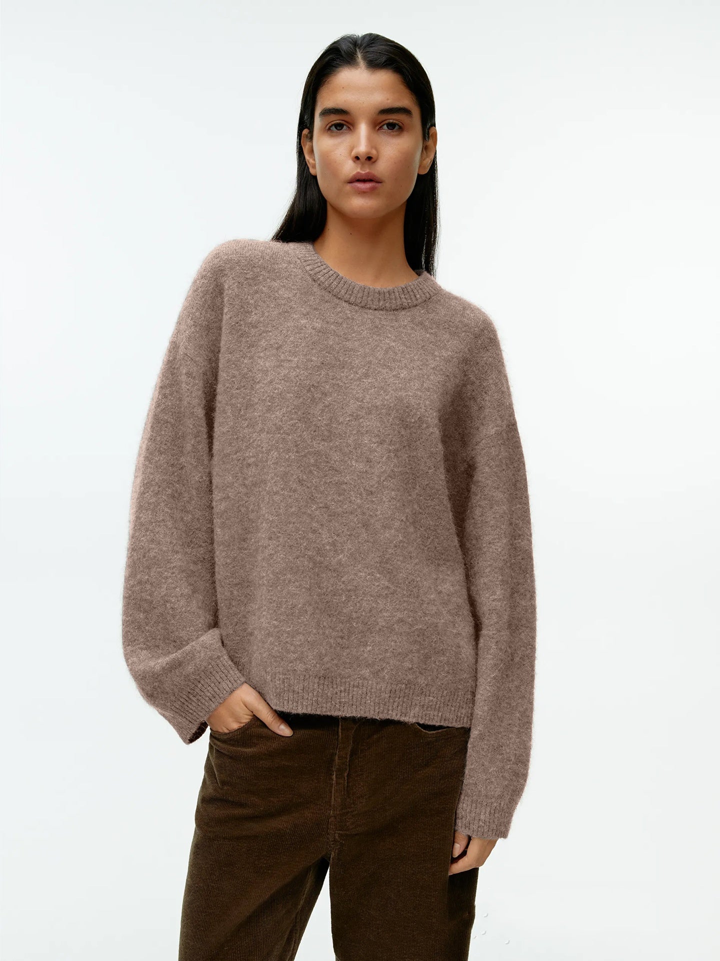 Pull confortable en cachemire doux pour femme