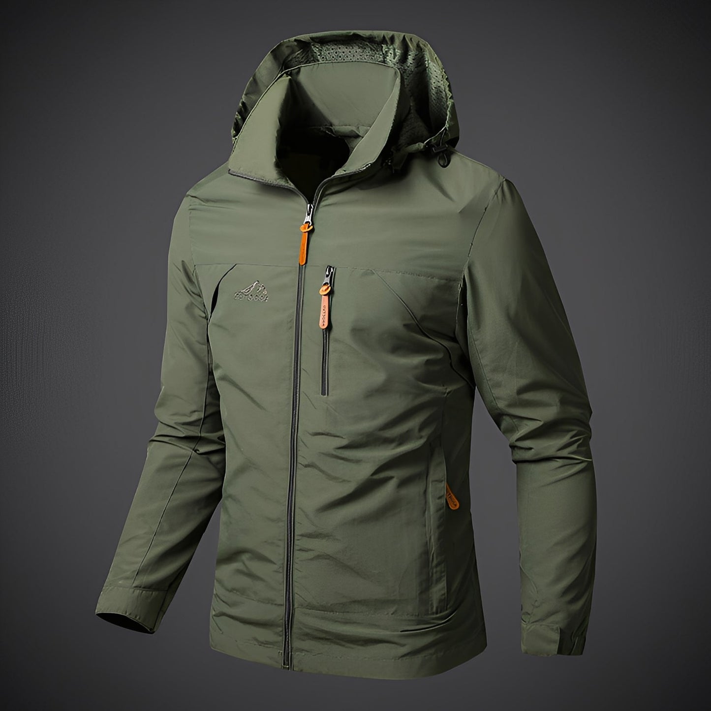 Parka imperméable à capuche sportif pour homme