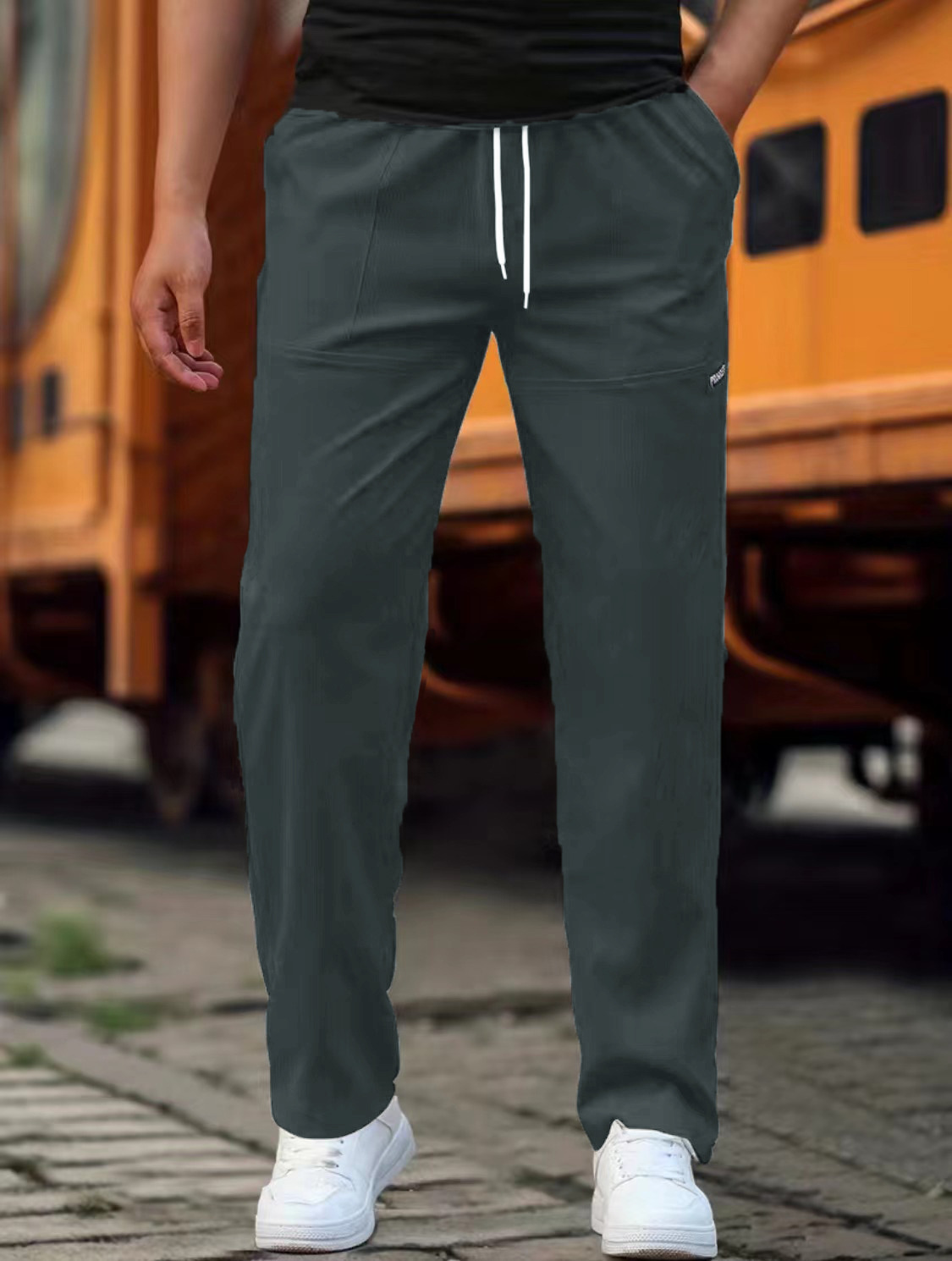 Pantalon de jogging confortable décontracté avec cordon de serrage