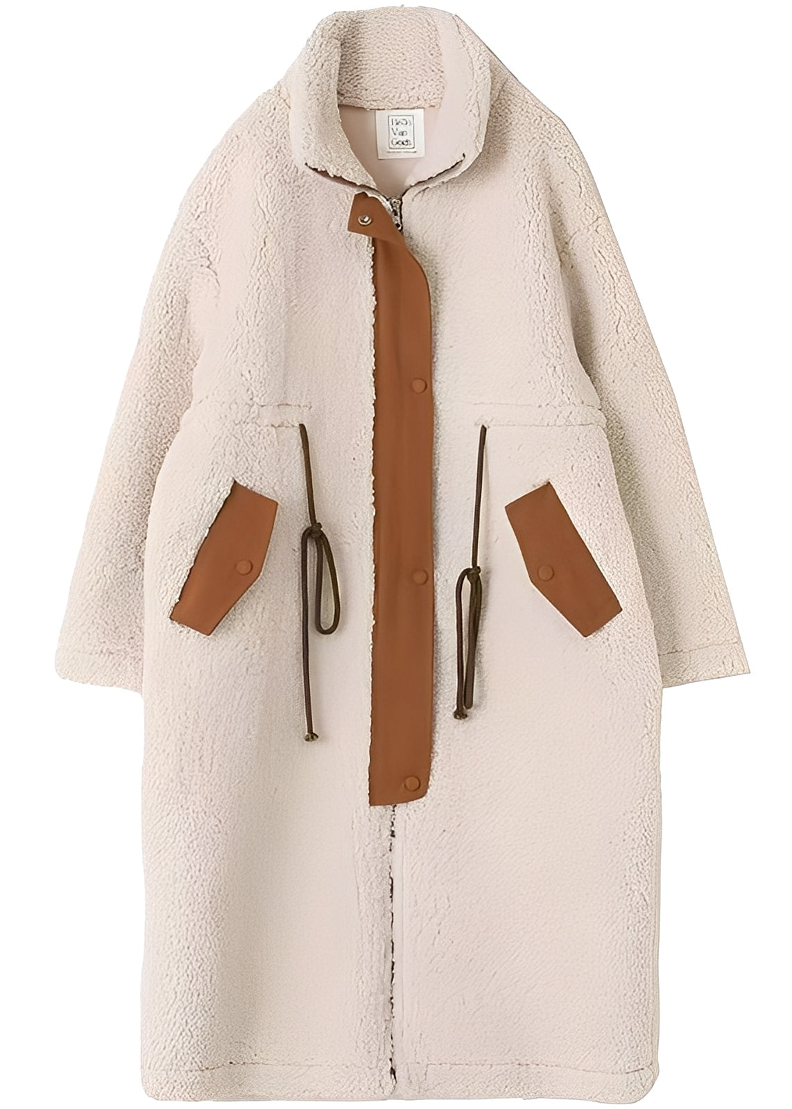 Manteau en laine pour femme, chaud, élégant, coupe cintrée