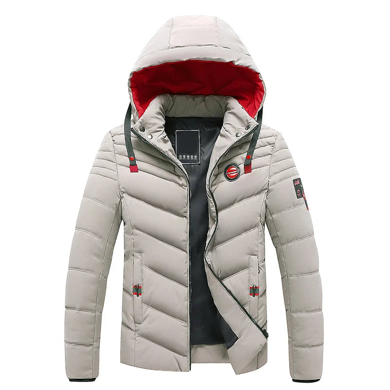 Blouson d'hiver homme chaud en duvet