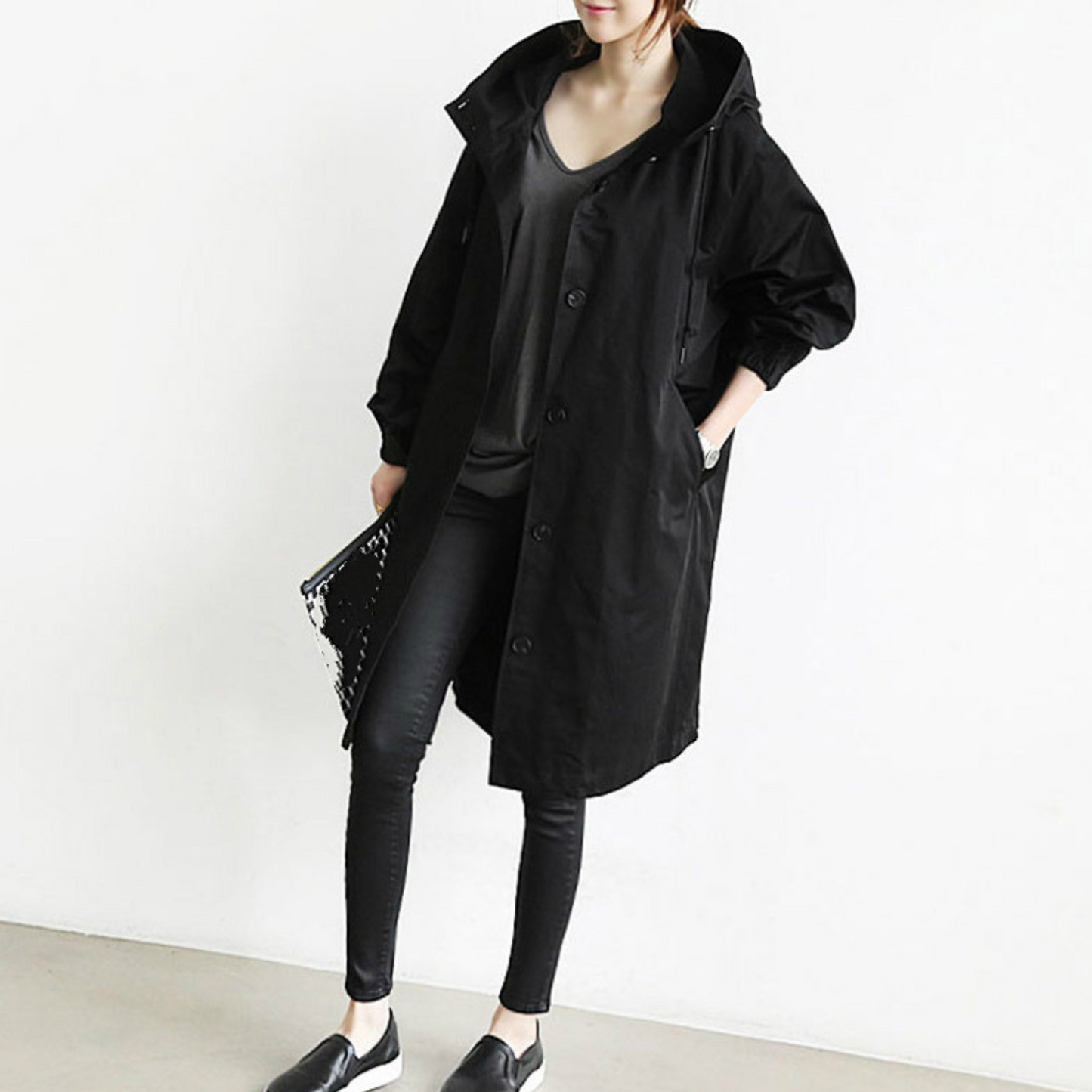 Trench-coat imperméable pour femmes Pratique