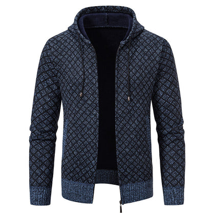 Veste élégante homme capuche coupe slim