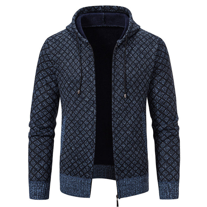 Veste élégante homme capuche coupe slim
