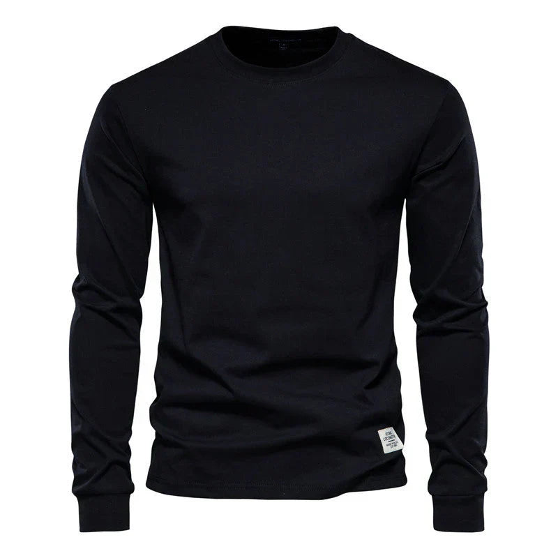 Chemise décontractée confortable à manches longues pour hommes