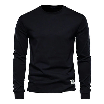 Chemise décontractée confortable à manches longues pour hommes
