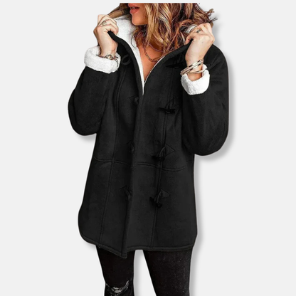 Fleecejacke Damen Warm Mit Kapuze - IdealeKleiden
