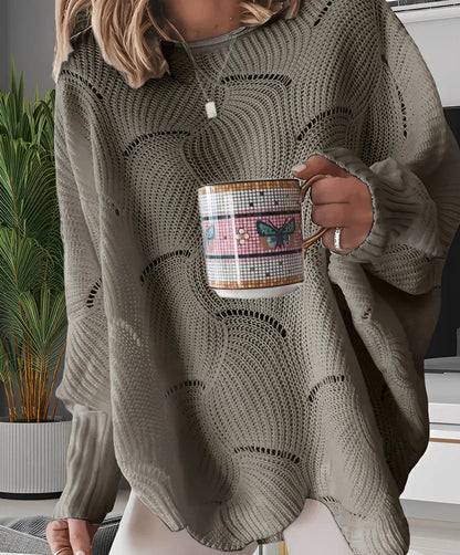 Pull stylé à col en V pour femme