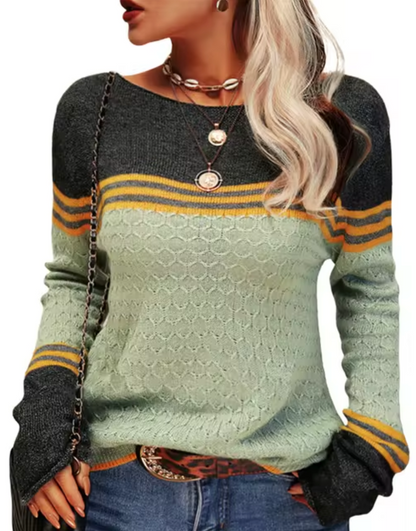 Pull en tricot moulant pour femme