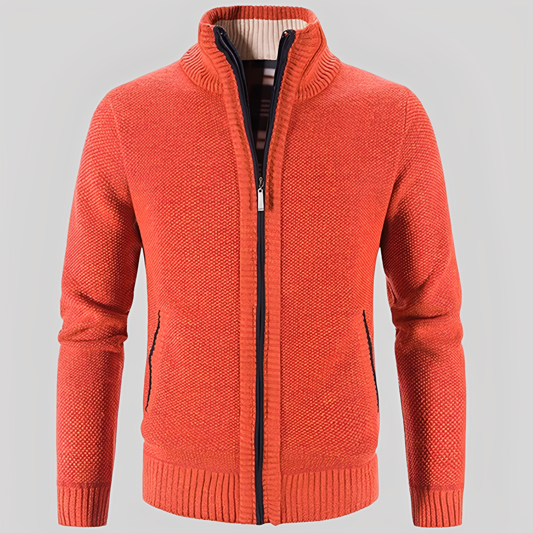 Cardigan zippé pratique pour hommes
