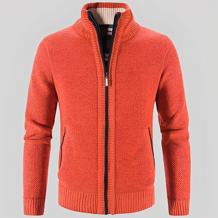 Cardigan zippé pratique pour hommes