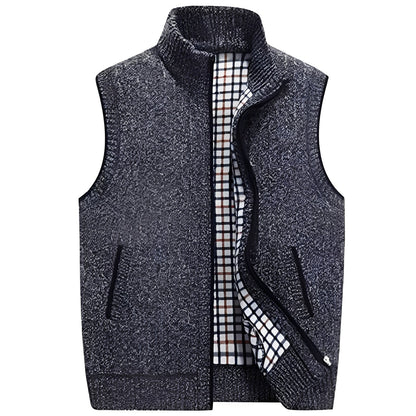 Gilet élégant en polaire pour hommes
