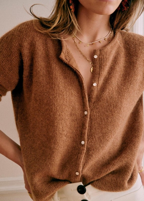 Cardigan en grosse maille Confortable