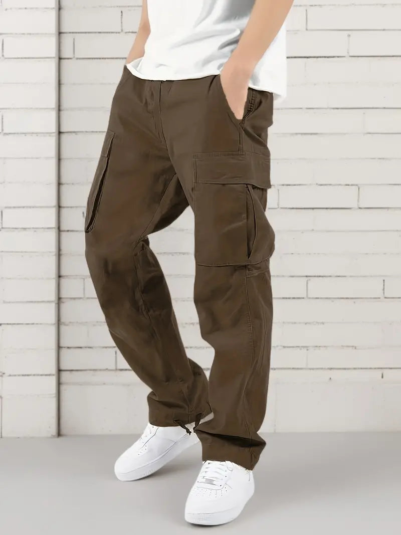 Pantalon de jogging confortable pour homme avec ceinture élastique