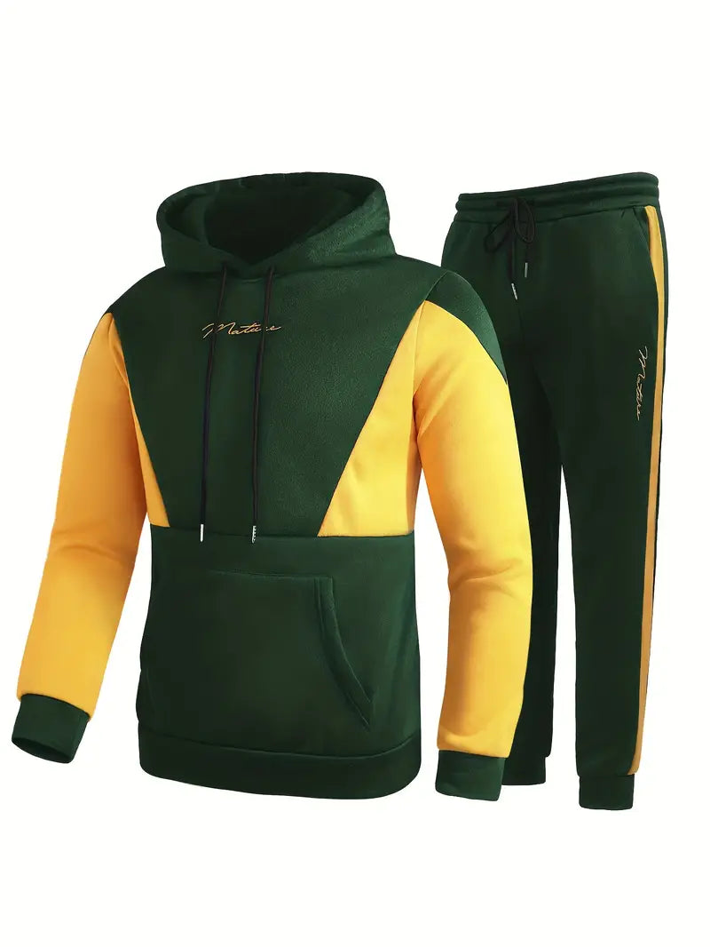 Ensemble pull à capuche décontracté pour homme
