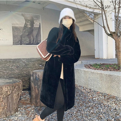 Veste en fausse fourrure élégante pour femme
