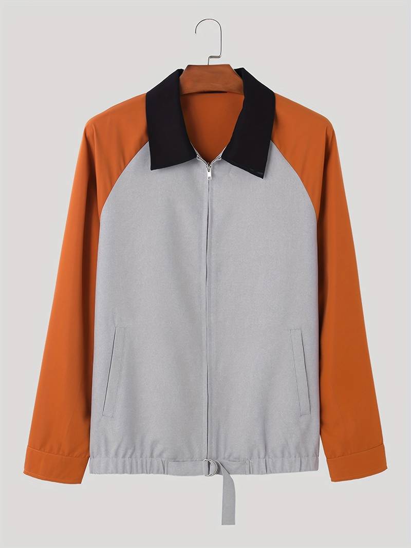 Blouson décontracté homme Fermeture éclair moderne