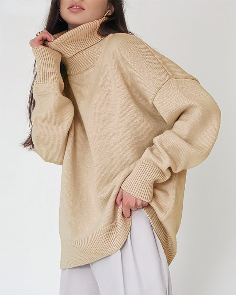 Pulls amples en coton pour femme au design élégant