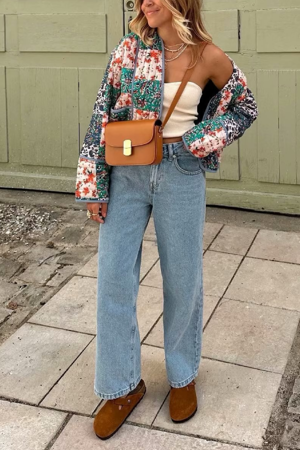 Cardigan moderne coupe décontractée en coton