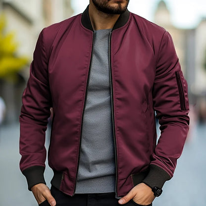 Blouson aviateur homme ultra moderne avec fermeture éclair