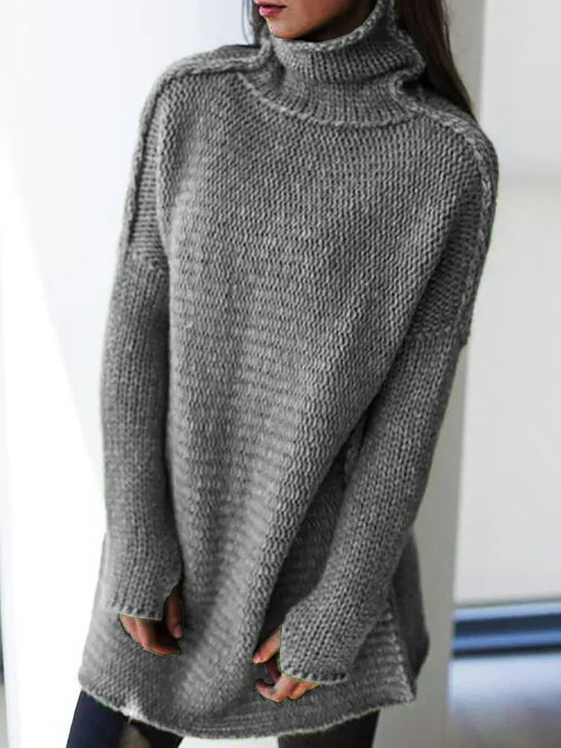 Col roulé oversize pour femme