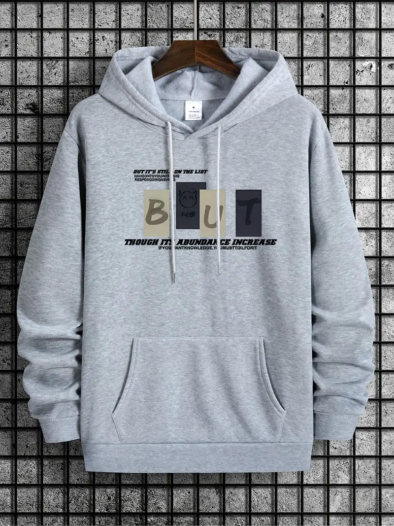 Garrett – Sweat à capuche imprimé graphique pour homme