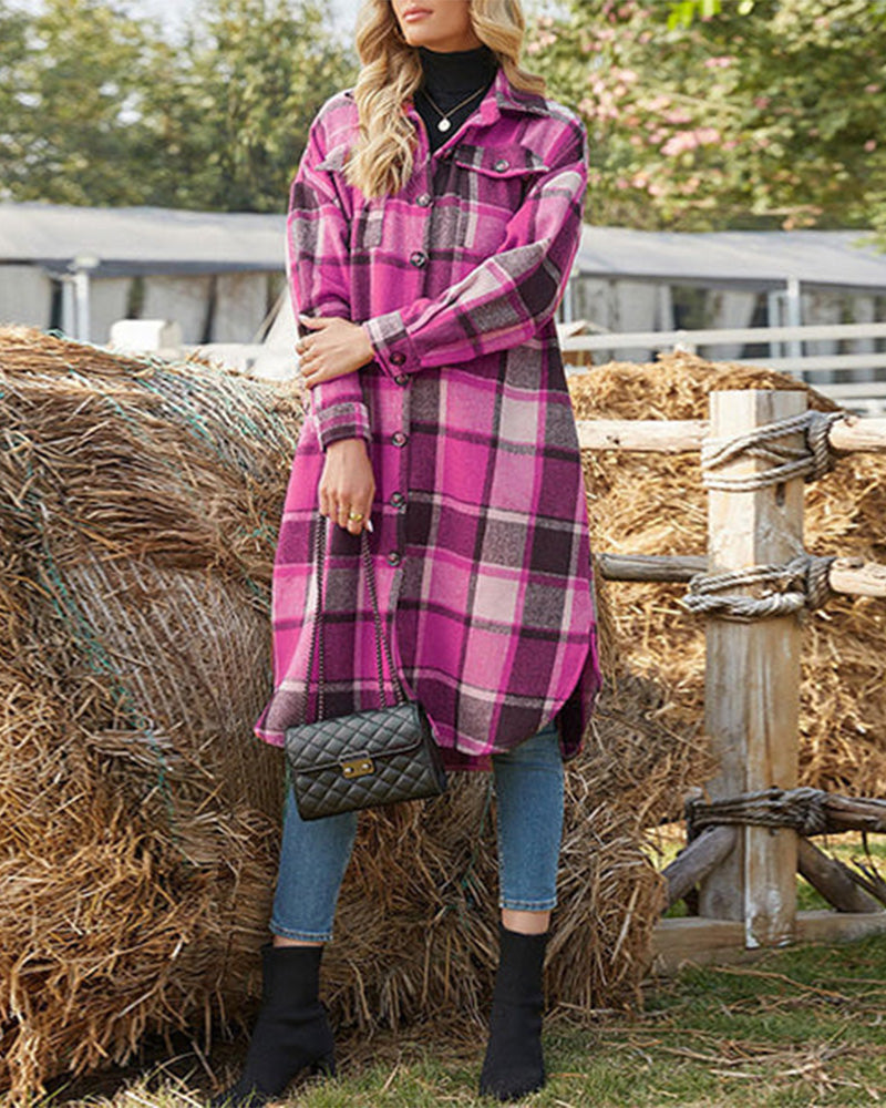 Manteau d'hiver élégant à boutons