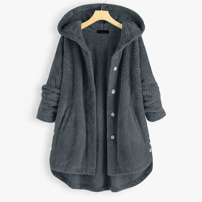 Veste polaire femme douce à capuche