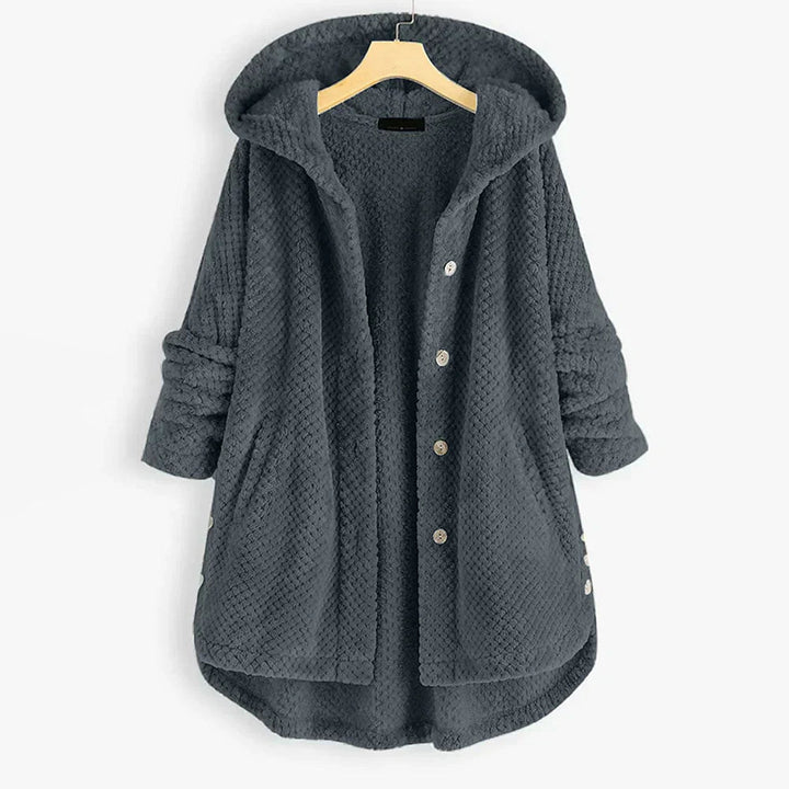 Veste polaire femme douce à capuche